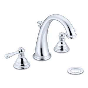 Kingsley Two Handle High Spout Widespread Vessel Faucet with Optional 