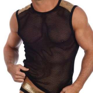  Appolo Muscle Shirt Mens Stretch Mesh Sleeveless Top By 