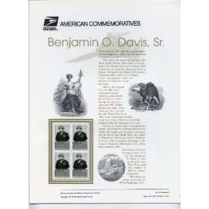  USPS American Commemorative Panel #505 Benjamin O. Davis 