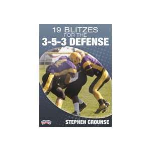   Stephen Crounse 19 Blitzes for 3 5 3 Defense (DVD)