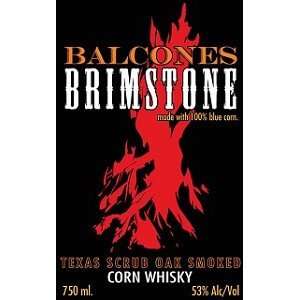  Balcones Whisky Smoked Brimstone 750ML Grocery & Gourmet 