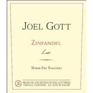  2008 Joel Gott Lodi Mohr Fry Ranches Zinfandel 750ml 