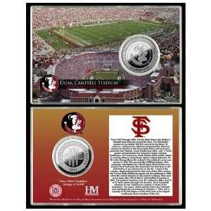  Florida State Seminoles Doak Campbell Stadium Silver Coin 
