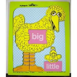    Sesame Street Big Bird and Little Bird Wood Puzzle 