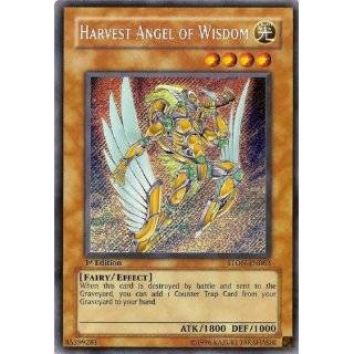 Yu Gi Oh Strike of Neos   Harvest, Angel of Wisdom Secret Rare STON 