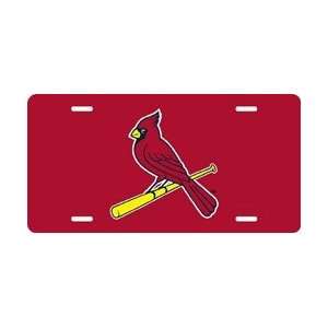  St. Louis Cardinals Laser Cut Red License Plate Sports 