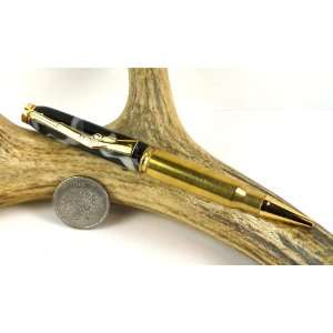  Urban Camo Acrylic 308 Rifle Cartridge Pen With a Gold 