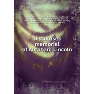  Discourses memorial of Abraham Lincoln N. J. Citizens 