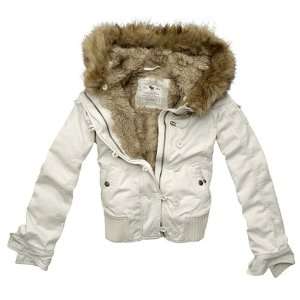  Abercrombie & Fitch Candace Fur Hooded Jacket Sports 