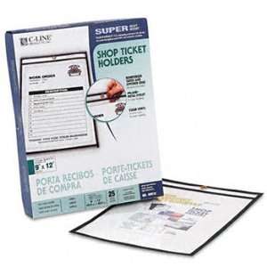  C Line® Shop Ticket Holder with Reinforced Edges HOLDER 