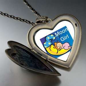 Moon Girl Large Pendant Necklace