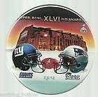 NFL Super Bowl XLVI (2012)   Magnet   2 1/4 or 2.25 Round   Fridge 