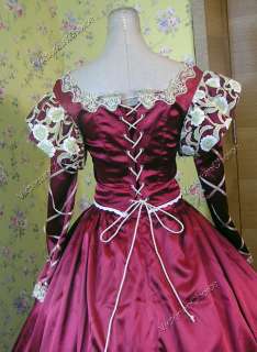 Renaissance Colonial Wedding Dress Ball Gown 154 XL  