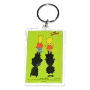 Simpsons Good & Evil Lucite Keychain SK166 Toys & Games