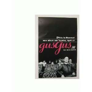  GusGus Promo Poster Gus Gus 