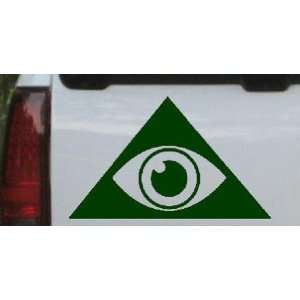 Illuminati Eye Masonic Car Window Wall Laptop Decal Sticker    Dark 