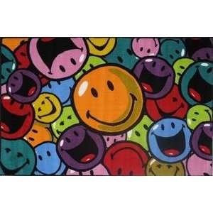  Fun Rugs Smiley World Smiles and Laughs SW 15 Multi 19 x 