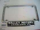 Vintage Benmatt Organization, Charleroi, Pa. Walley Motors Chrome 