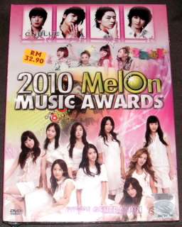 DVD 2010 Melon Music Awards ( CNBLUE 2pm 2 pm Girls Generation 