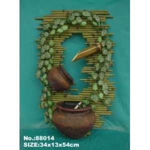  Bamboo with Vases 3 D Wall Water Fountain