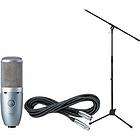 AKG Perception 220 Condenser Mic with Cable and Stand