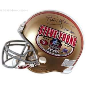  Young Autographed Helmet  Details San Francisco 49ers,Hall Of Fame 