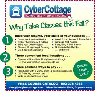CyberCottage Fall 2009 Classes items in Vermont Cyber Cottage store on 