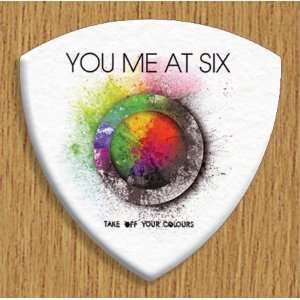  YouMeAtSix 5 X Bass Guitar Picks Both Sides Printed 