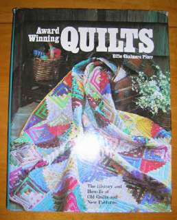 QUILTING INSTRUCTION BOOK Award Winning Quilts  
