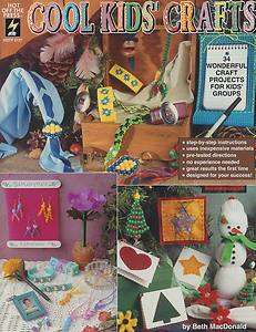 HOTP #2137 COOL KIDS CRAFTS Project BOOK Beaded Sets Cards Ornaments 