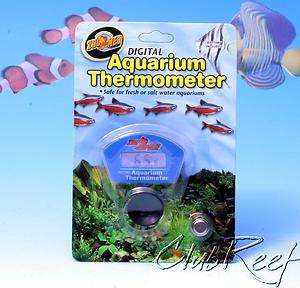 Digital Aquarium Thermometer Submersible Zoo Med  