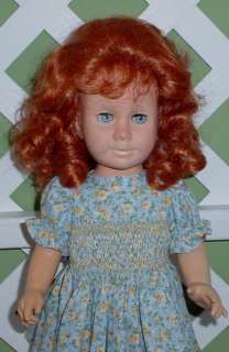 Doll Wig size 12/13 Fits Chatty Cathy, Lt Ginger  