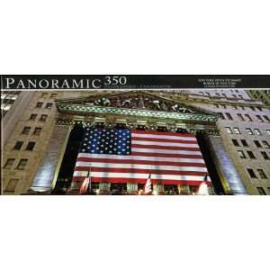  Panoramic 350 New York Stock Exchange Jigsaw Puzzle 