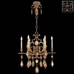  Fine Art Lamps 718240 3ST Encased Gems Bronze Patina 