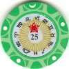 pc 14 gm Constellation ZODIAC poker chip samples #91  