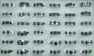 wholesale lots Mixed design stainless steel man ring  