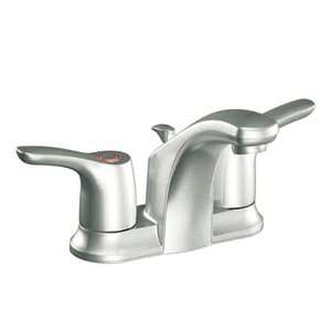 Moen CFG 42211BN Baystone Two Handle Bathroom Faucet   Brushed Nickel