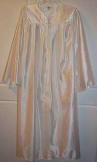 Oak Hall White Graduation Gown Robe 53 to 55  