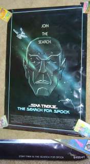 Star Trek III The Search for Spock Vintage Movie Poster  