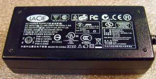 Lacie Model ACU034A 0512 AC Adapter 12v DC / 5V DC  