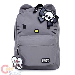 Sanrio Hello Kitty School Backpack w/3D Bow and Ears 16 Large  Angry 