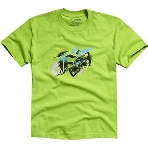  Fox Racing Youth Only Steadfast T Shirt   X Large/Vivid 