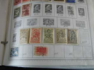 NETHERLAND & SWEDEN COLLECTION IN ALBUM FROM ESTATE (#1419), MIXED 