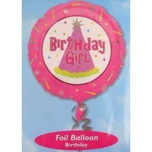  FOIL BALLOON BIRTHDAY GIRL 18 (45cm) 