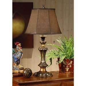  Wildwood Lamps 46256 Heavy Table Lamps in Faux Bronze 