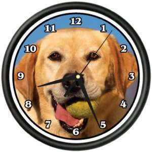 YELLOW LABRADOR Wall Clock dog doggie pet breed gift