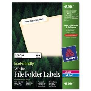  Avery EcoFriendly File Folder Labels AVE48464 Office 