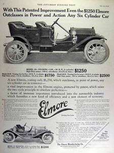 1910 Elmore early automobile   Touring car AD  