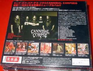 Cannibal Corpse   Evisceration Plague Japan CD + DVD SS  