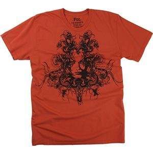  Fox Racing Medusa T Shirt   X Large/Cardinal Automotive